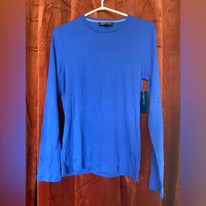 Jones New York royal blue longsleeve tee NWT